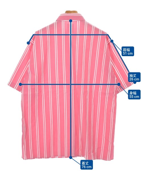 RHC Ron Herman（アールエイチシーロンハーマン）カジュアルシャツ ピンク サイズ:L メンズ/2200630214046