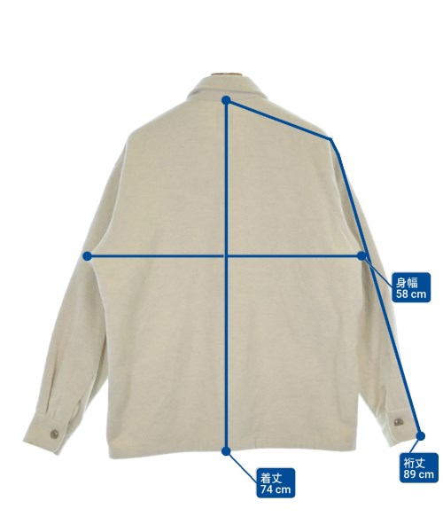 RHC Ron Herman（アールエイチシーロンハーマン）カジュアルシャツ 白 サイズ:M メンズ/2200630431061