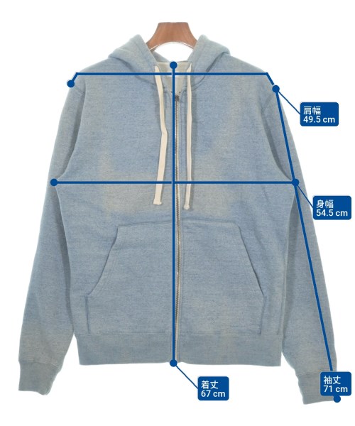 RHC Ron Herman（アールエイチシーロンハーマン）パーカー 青 サイズ:M メンズ/2200631450092