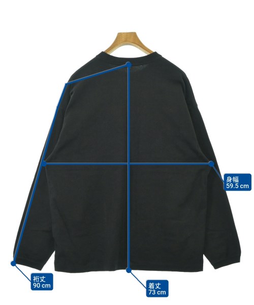 RHC Ron Herman（アールエイチシーロンハーマン）Tシャツ・カットソー 黒 サイズ:L メンズ/2200674505186