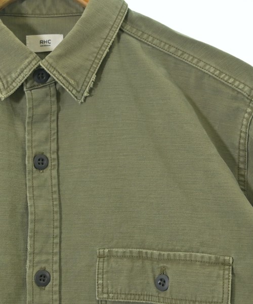 RHC Ron Herman（アールエイチシーロンハーマン）カジュアルシャツ カーキ サイズ:L メンズ/2200676068030
