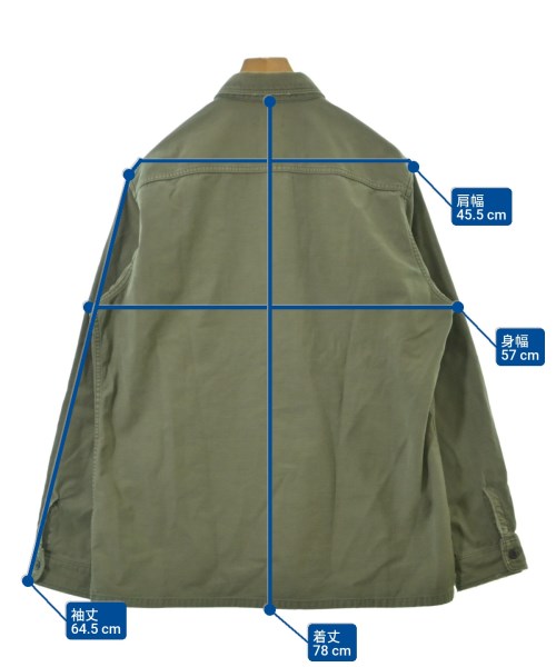 RHC Ron Herman（アールエイチシーロンハーマン）カジュアルシャツ カーキ サイズ:L メンズ/2200676068030