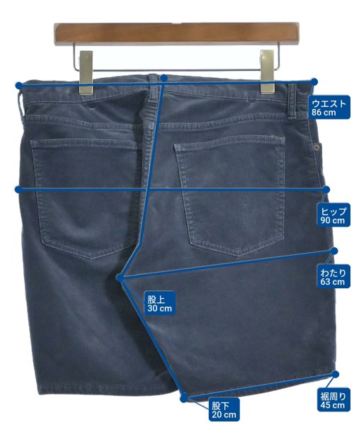 RHC Ron Herman（アールエイチシーロンハーマン）ショートパンツ 青 サイズ:L メンズ/2200677258195