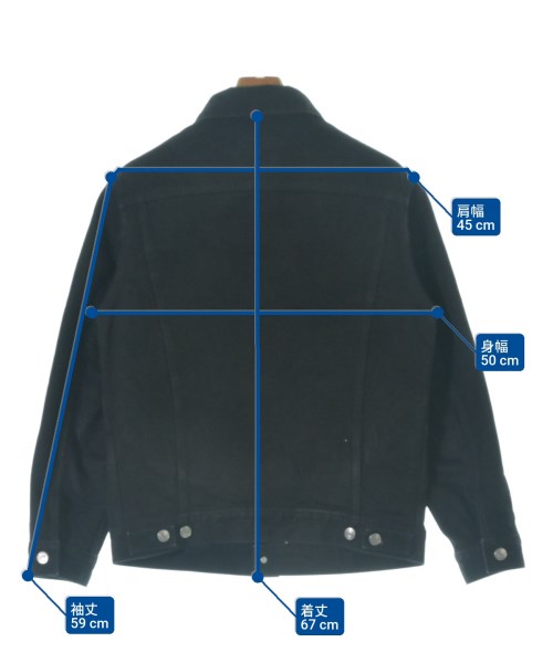 RHC Ron Herman（アールエイチシーロンハーマン）デニムジャケット 黒 サイズ:S メンズ/2200680280022