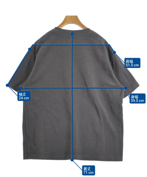 RHC Ron Herman（アールエイチシーロンハーマン）Tシャツ・カットソー グレー サイズ:L メンズ/2200694571109