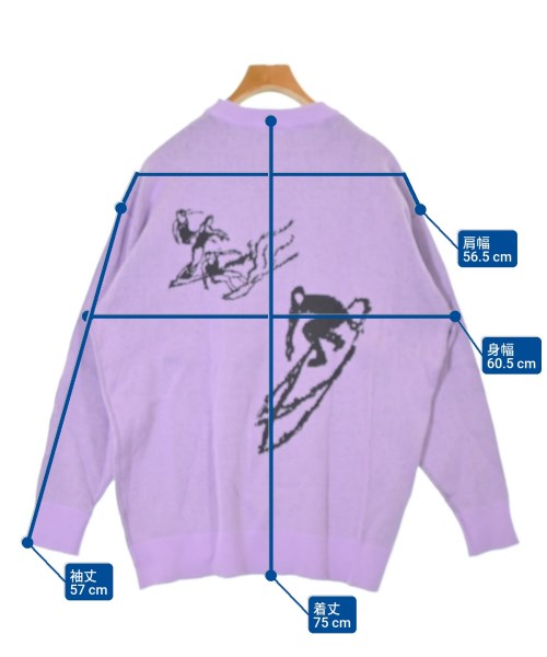 RHC Ron Herman（アールエイチシーロンハーマン）ニット・セーター 紫 サイズ:M メンズ/2200648172123