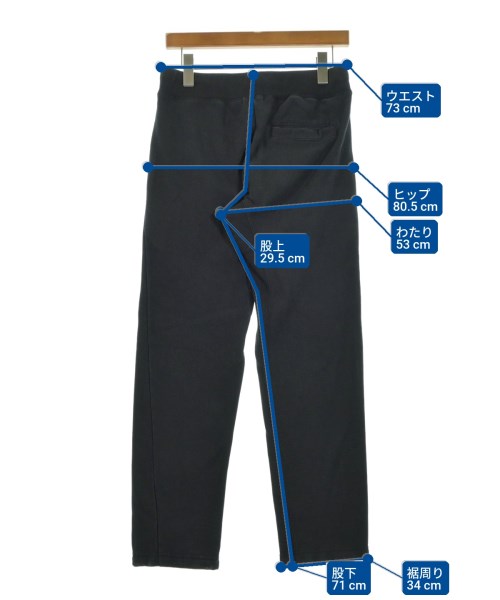 RHC Ron Herman（アールエイチシーロンハーマン）スウェットパンツ 黒 サイズ:S メンズ/2200647940259