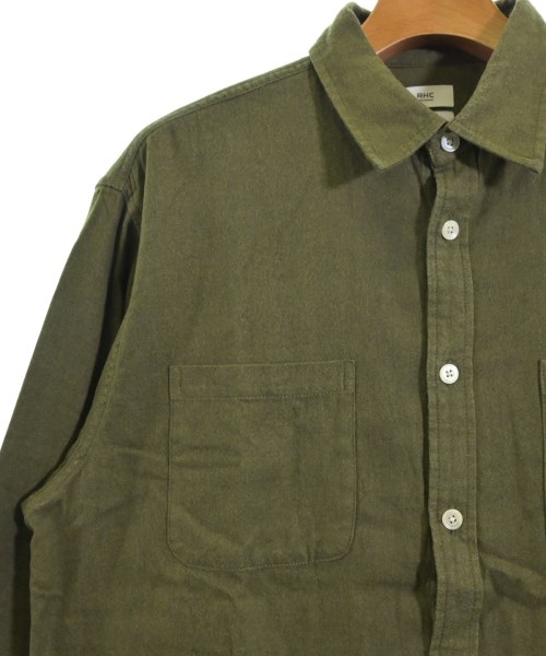 RHC Ron Herman（アールエイチシーロンハーマン）カジュアルシャツ カーキ サイズ:S メンズ/2200640308117