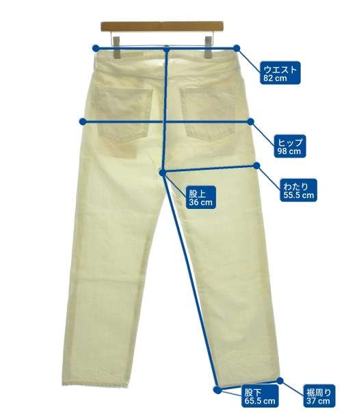 RHC Ron Herman（アールエイチシーロンハーマン）デニムパンツ 白 サイズ:31(M位) メンズ/2200640308131