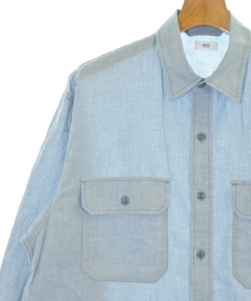 RHC Ron Herman（アールエイチシーロンハーマン）カジュアルシャツ 青 サイズ:L メンズ/2200649809219