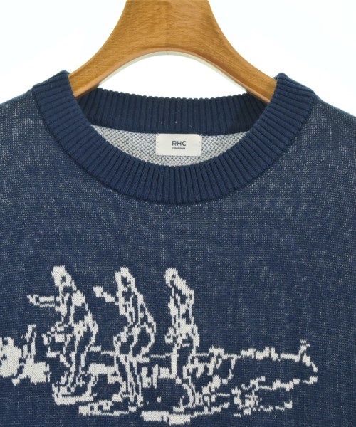 RHC Ron Herman（アールエイチシーロンハーマン）ニット・セーター 紺 サイズ:L メンズ/2200653735054