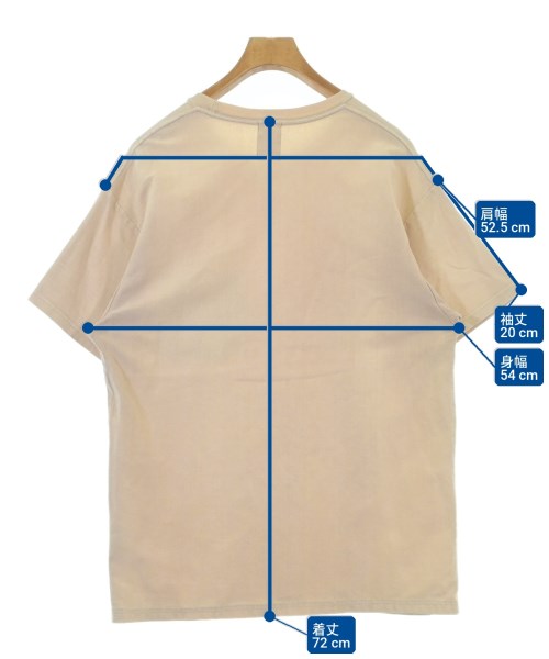 RHC Ron Herman（アールエイチシーロンハーマン）Tシャツ・カットソー ベージュ サイズ:M メンズ/2200702191084