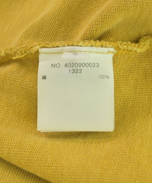 RHC Ron Herman（アールエイチシーロンハーマン）Tシャツ・カットソー 黄 サイズ:S メンズ/2200702191091
