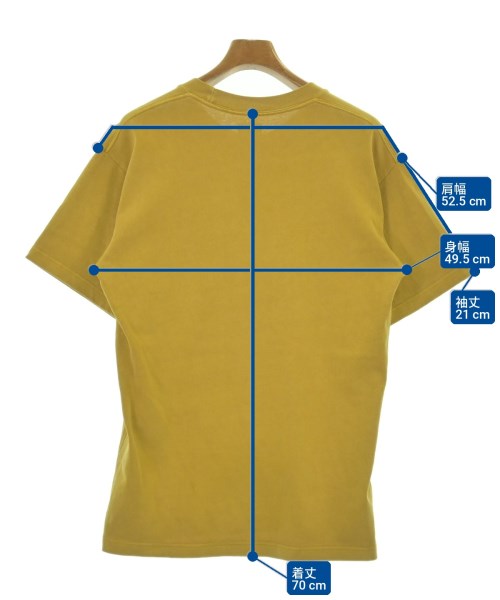 RHC Ron Herman（アールエイチシーロンハーマン）Tシャツ・カットソー 黄 サイズ:S メンズ/2200702191091
