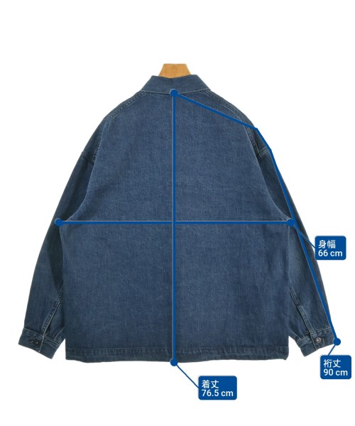 RHC Ron Herman（アールエイチシーロンハーマン）カバーオール 青 サイズ:M メンズ/2200663800025