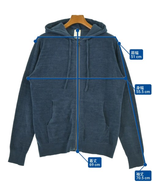 RHC Ron Herman（アールエイチシーロンハーマン）パーカー 青 サイズ:M メンズ/2200666564184