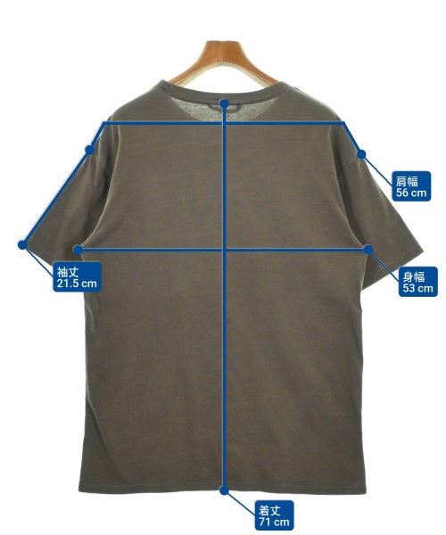 RHC Ron Herman（アールエイチシーロンハーマン）Tシャツ・カットソー 茶 サイズ:M メンズ/2200679917977