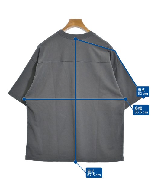 RHC Ron Herman（アールエイチシーロンハーマン）Tシャツ・カットソー グレー サイズ:S メンズ/2200683107135