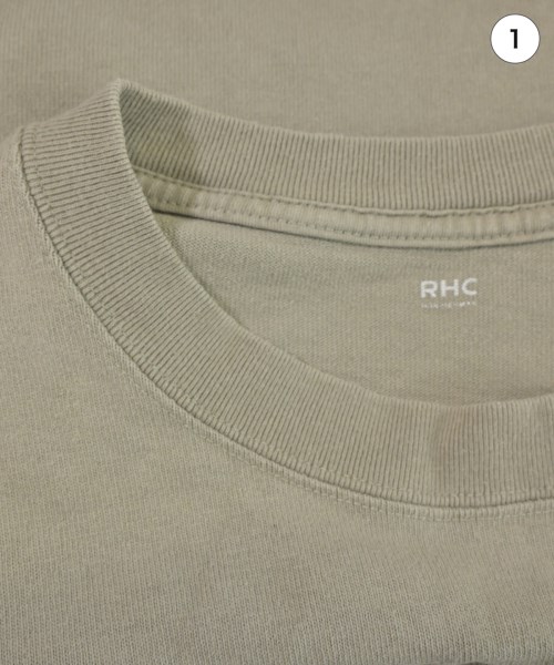 RHC Ron Herman（アールエイチシーロンハーマン）Tシャツ・カットソー ベージュ サイズ:S メンズ/2200686628354