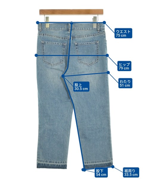 RHC Ron Herman（アールエイチシーロンハーマン）デニムパンツ 紺 サイズ:24(S位) レディース/2200636174016