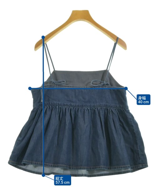 RHC Ron Herman（アールエイチシーロンハーマン）ブラウス 紺 サイズ:S レディース/2200610960093