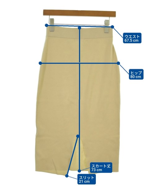 RHC Ron Herman（アールエイチシーロンハーマン）ひざ丈スカート 白 サイズ:S レディース/2200638766189