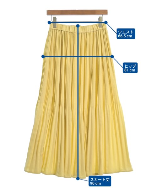 RHC Ron Herman（アールエイチシーロンハーマン）ロング・マキシ丈スカート 黄 サイズ:S レディース/2200628964045