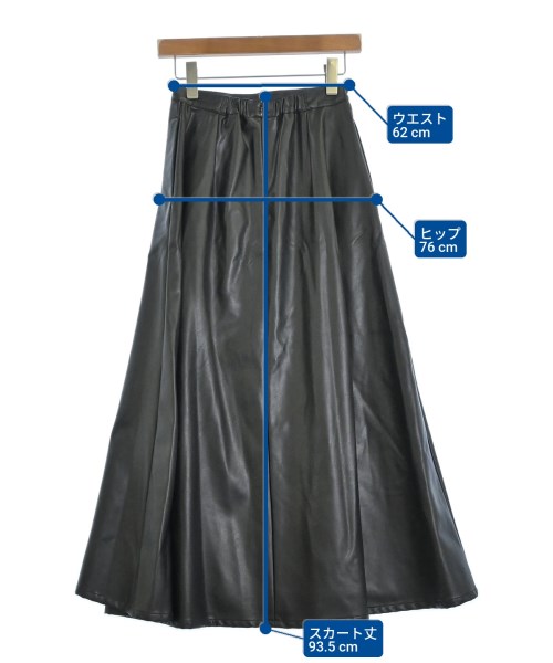 RHC Ron Herman（アールエイチシーロンハーマン）ロング・マキシ丈スカート 黒 サイズ:S レディース/2200675296045