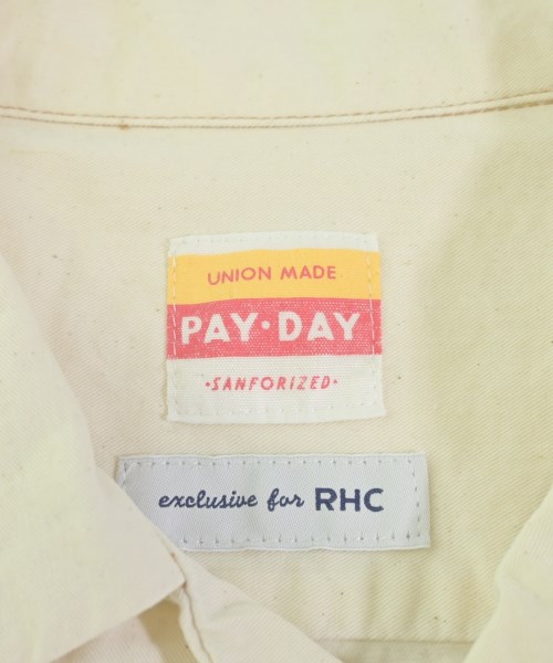 PAYDAY（ペイデイ）カジュアルシャツ 白 サイズ:36(M位) メンズ/2200678733202