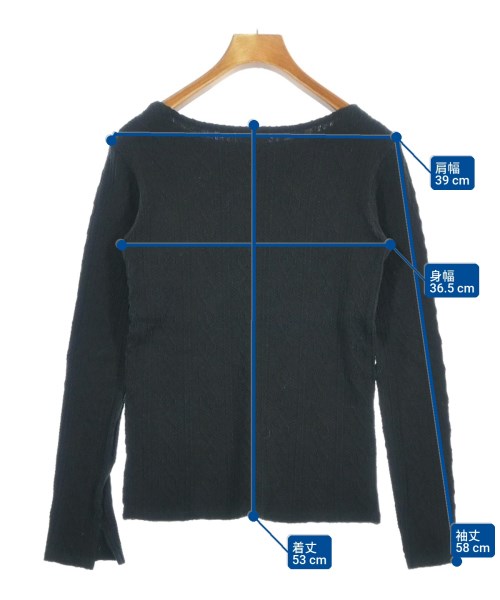 RHC Ron Herman（アールエイチシーロンハーマン）Tシャツ・カットソー 黒 サイズ:XS レディース/2200679327066