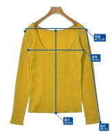 RHC Ron Herman（アールエイチシーロンハーマン）Tシャツ・カットソー 黄 サイズ:XS レディース/2200686829065