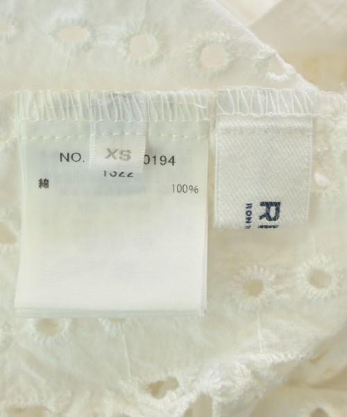 RHC Ron Herman（アールエイチシーロンハーマン）カジュアルシャツ 白 サイズ:XS レディース/2200658543074