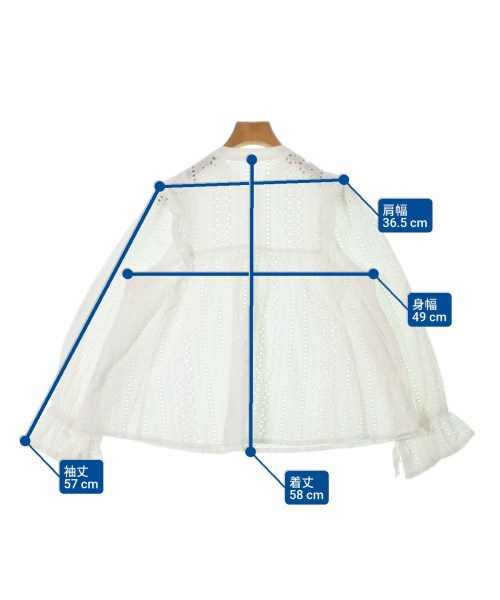 RHC Ron Herman（アールエイチシーロンハーマン）カジュアルシャツ 白 サイズ:XS レディース/2200658543074