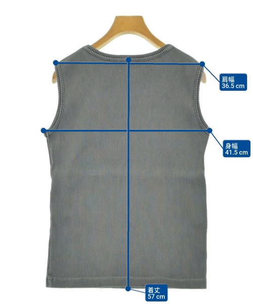 RHC Ron Herman（アールエイチシーロンハーマン）タンクトップ グレー サイズ:S レディース/2200643644557