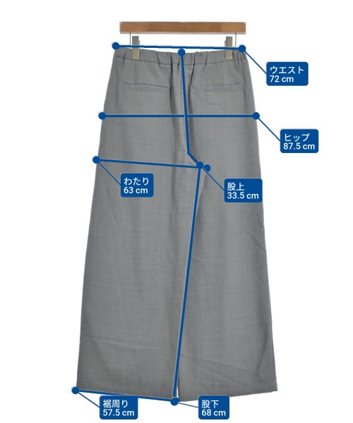 RHC Ron Herman（アールエイチシーロンハーマン）スラックス グレー サイズ:S レディース/2200645071092