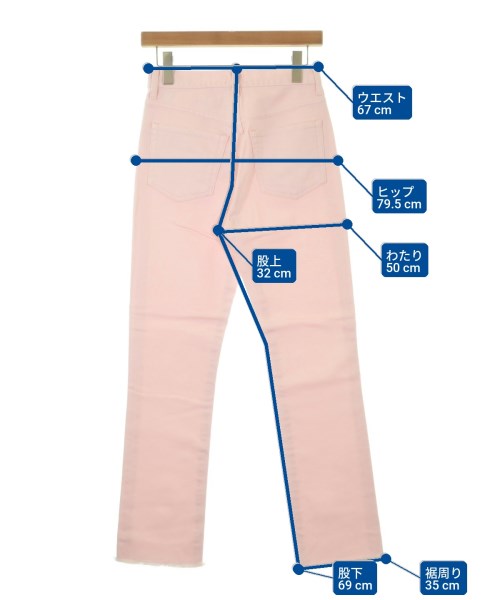 RHC Ron Herman（アールエイチシーロンハーマン）デニムパンツ ピンク サイズ:25(S位) レディース/2200638505078