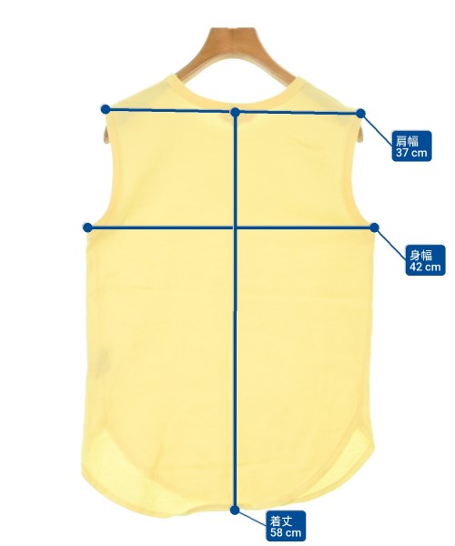 FilMelange（フィルメランジェ）ノースリーブ 黄 サイズ:1(M位) レディース/2200643799103