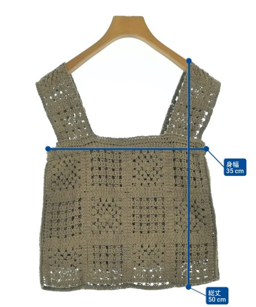 RHC Ron Herman（アールエイチシーロンハーマン）ベスト 茶 サイズ:F レディース/2200666564108