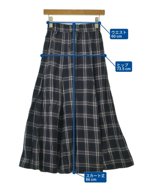 RHC Ron Herman（アールエイチシーロンハーマン）ロング・マキシ丈スカート 紺 サイズ:XS レディース/2200664085018