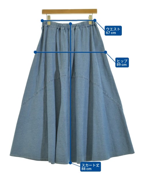 RHC Ron Herman（アールエイチシーロンハーマン）ロング・マキシ丈スカート 青 サイズ:S レディース/2200665037122