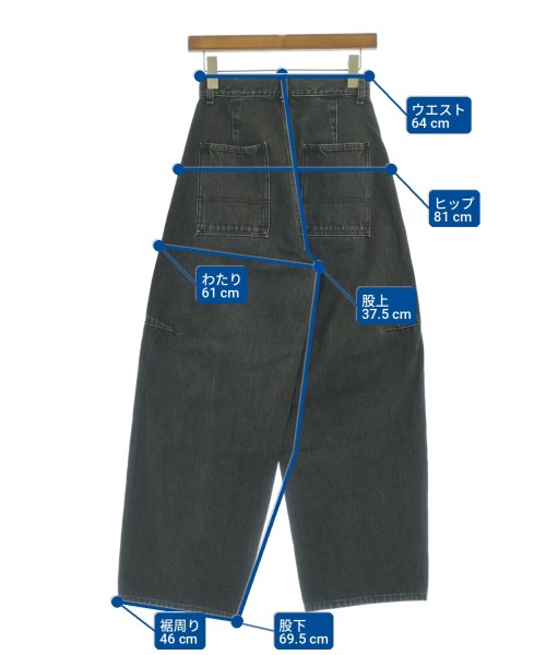 RHC Ron Herman（アールエイチシーロンハーマン）デニムパンツ 黒 サイズ:XS レディース/2200726646041