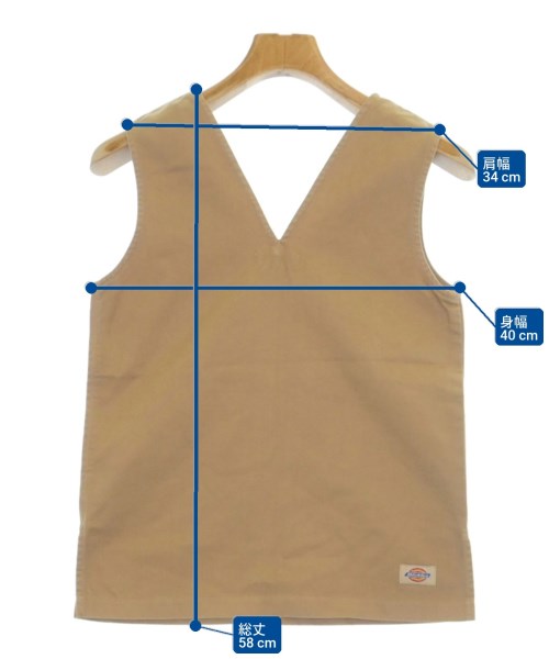 Dickies（ディッキーズ）カジュアルシャツ ベージュ サイズ:XS レディース/2200724781454