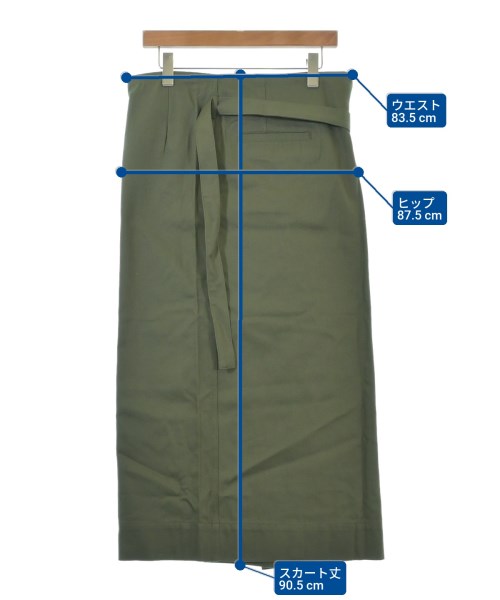 RHC Ron Herman（アールエイチシーロンハーマン）ロング・マキシ丈スカート カーキ サイズ:XS レディース/2200631134404