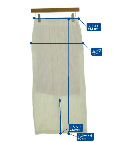 RHC Ron Herman（アールエイチシーロンハーマン）ロング・マキシ丈スカート 白 サイズ:S レディース/2200631134572