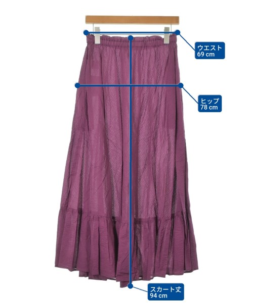 RHC Ron Herman（アールエイチシーロンハーマン）ロング・マキシ丈スカート ピンク サイズ:S レディース/2200631146681