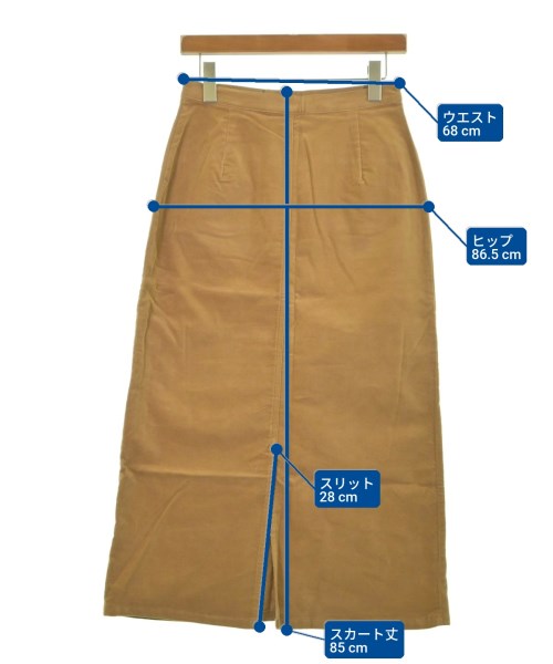 RHC Ron Herman（アールエイチシーロンハーマン）ロング・マキシ丈スカート ベージュ サイズ:S レディース/2200631147459