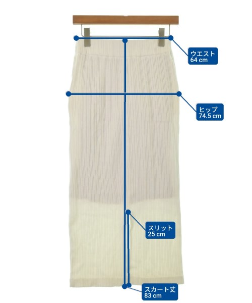 RHC Ron Herman（アールエイチシーロンハーマン）ロング・マキシ丈スカート 白 サイズ:XS レディース/2200631148371