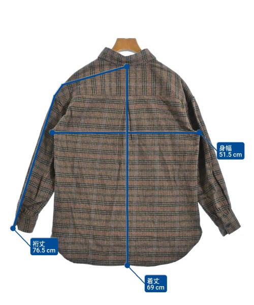 RHC Ron Herman（アールエイチシーロンハーマン）カジュアルシャツ 茶 サイズ:XS レディース/2200631150077