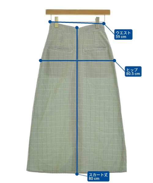 RHC Ron Herman（アールエイチシーロンハーマン）ロング・マキシ丈スカート 緑 サイズ:XS レディース/2200631155867