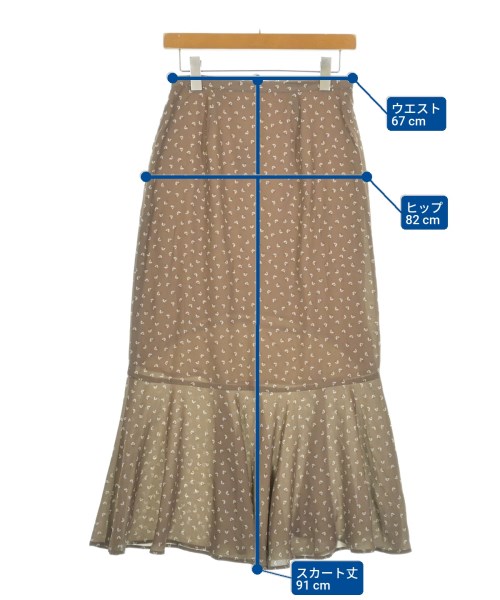 RHC Ron Herman（アールエイチシーロンハーマン）ロング・マキシ丈スカート 茶 サイズ:S レディース/2200631158400